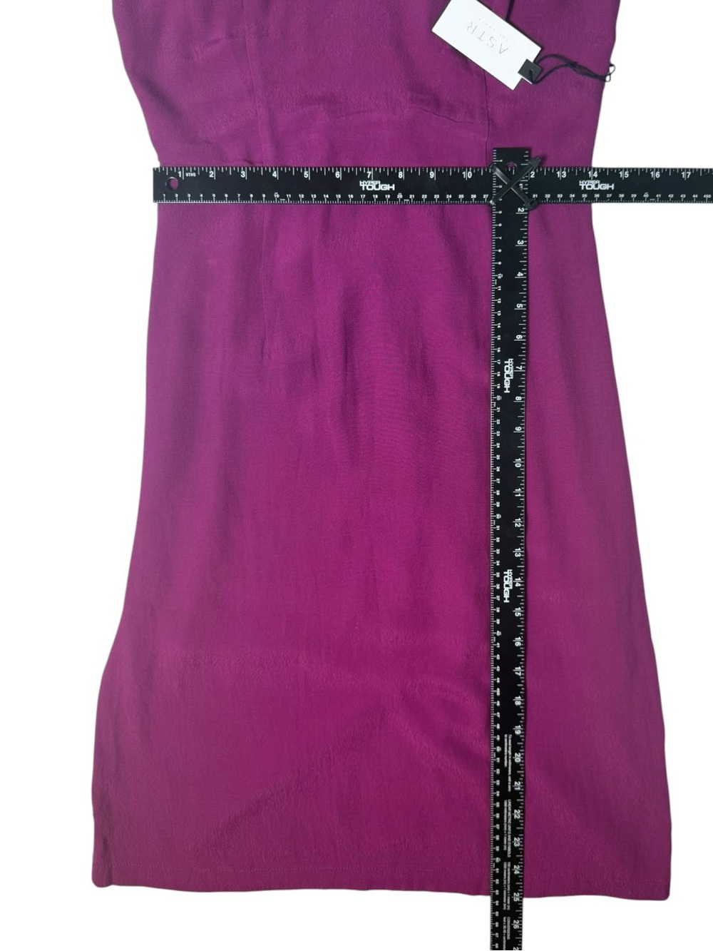 NWT ASTR The Label Purple Flutter Sleeve Midi Dress Medium - Picture 11 of 11